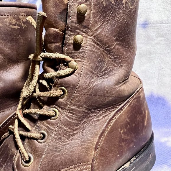 Justin leather Roper boots - Picture 8 of 12